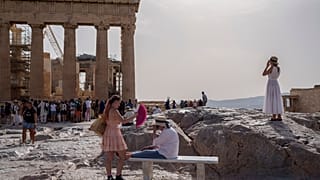 Autoridades desaconselham visitas a locais arqueológicos, como a Acrópole