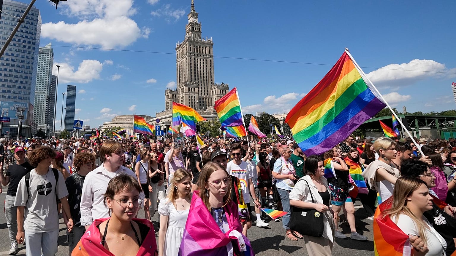 Gran desfile del Orgullo LGTBQI+ en Polonia