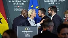 Ursula von der Leyen y Volodímir Zelenski en una imagen de archivo. 