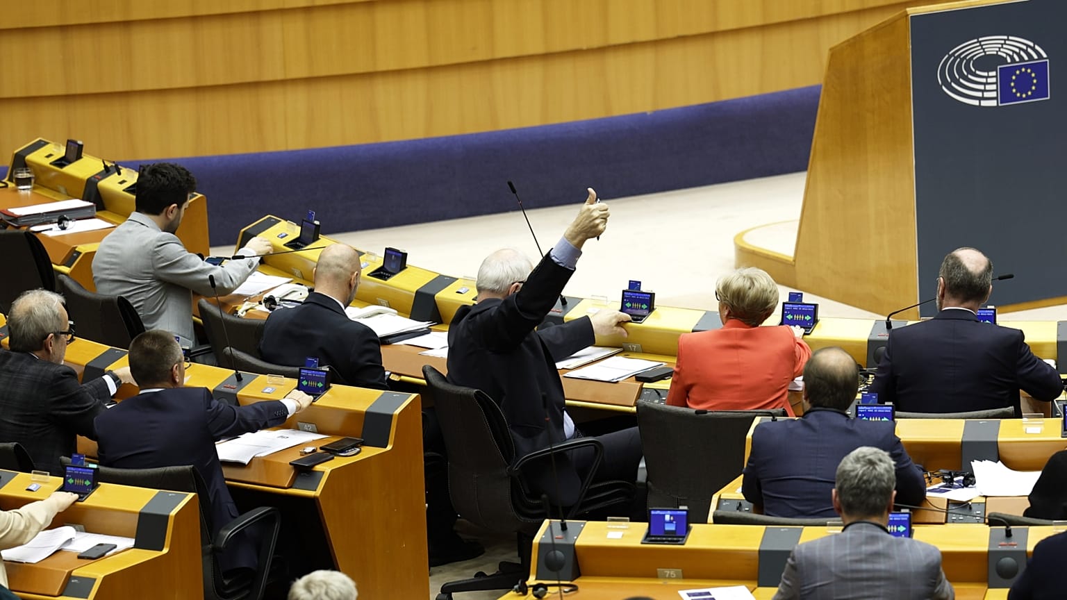 Fotónk illusztráció: szavazás az Európai Parlamentben