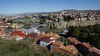 Uma vista geral da velha Tbilisi, segunda-feira, 21 de outubro de 2013. 