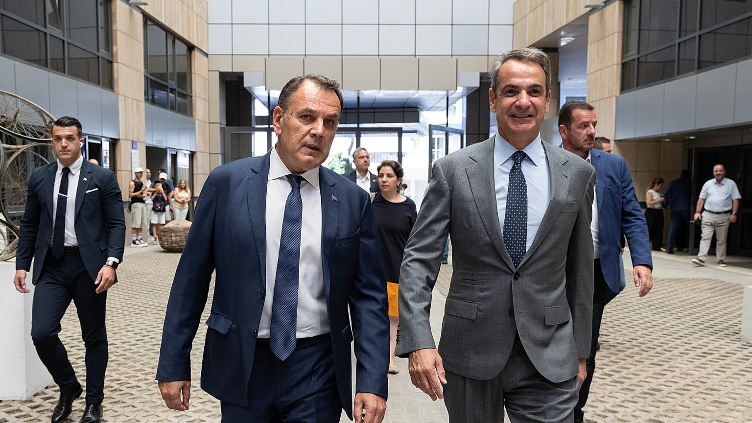 Νίκος Παναγιωτόπουλος και Κυριάκος Μητσοτάκης