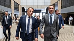 Νίκος Παναγιωτόπουλος και Κυριάκος Μητσοτάκης