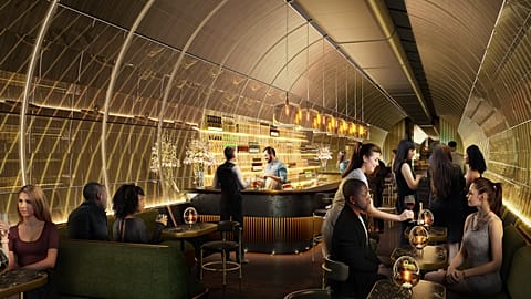 An image of how the tunnels may look after redevelopment