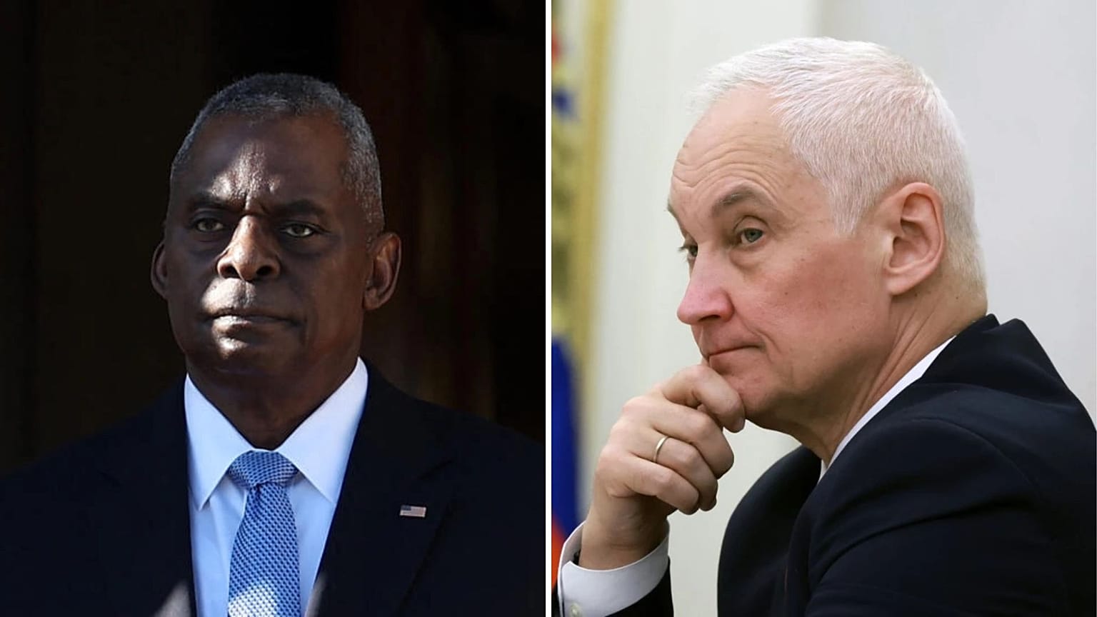 Lloyd Austin és Andrej Belouszov védelmi miniszterek
