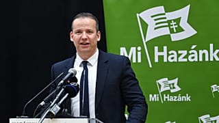 Toroczkai László, a Mi Hazánk Mozgalom elnöke 