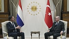 Cumhurbaşkanı Recep Tayyip Erdoğan ve Hollanda Başbakanı Mark Rutte, Ankara, 22 Mart 2022. 
