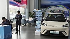 A BYD egyik bemutatóterme Pekingben