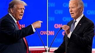 Debate electoral entre Biden y Donald Trump