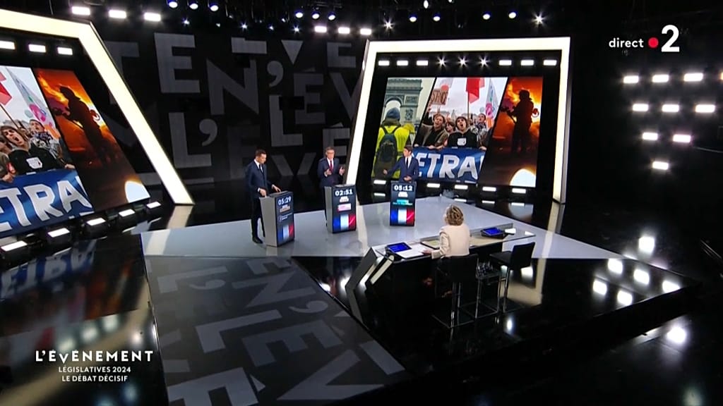 France Dernier D bat Entre Les Trois Blocs Qui S affronteront Au 