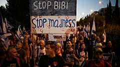 Demonstranten in Gaza.
