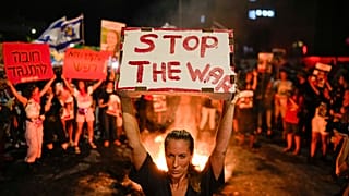 Manifestaciones a favor de la paz en Tel Aviv.