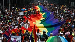 Marcha del orgullo en Ciudad de México. 