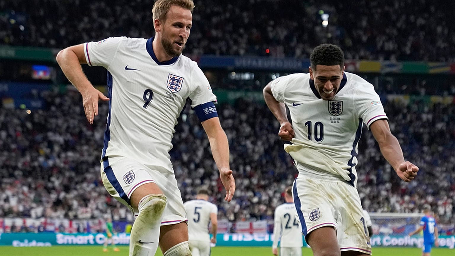 Harry Kane és Jude Bellingham voltak az angol győzelem kulcsfigurái
