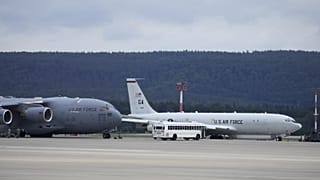Archív fotó: az amerikai légierő gépei a ramsteini légitámaszponton