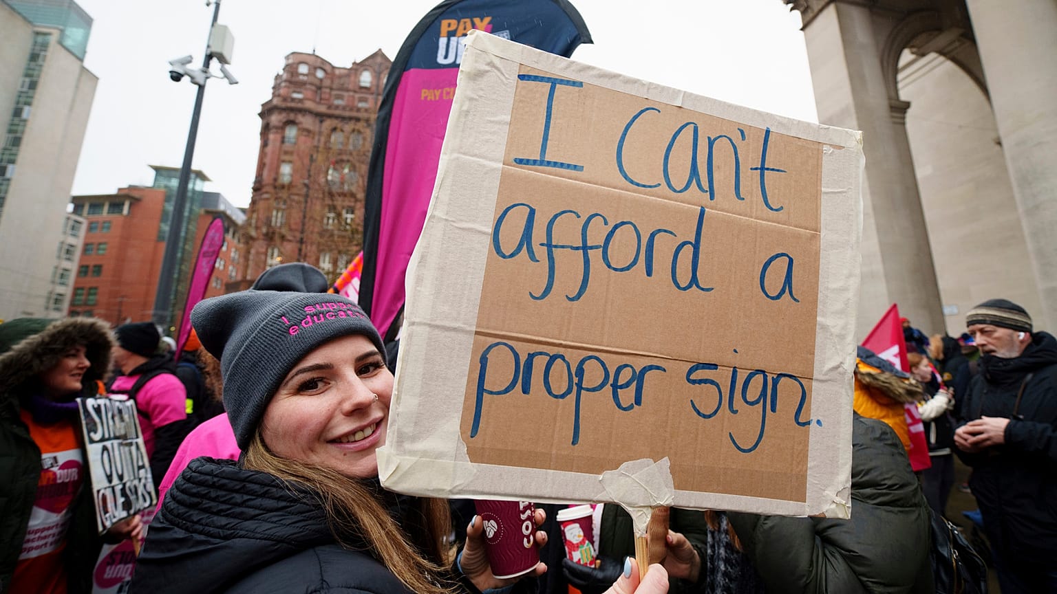 Manifestazione nel Regno Unito