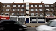 Vue d'un lotissement dans le nord de Londres