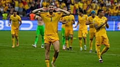 Imagen de los jugadores de Rumanía en la Eurocopa 2024.