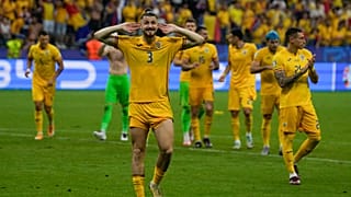 Imagen de los jugadores de Rumanía en la Eurocopa 2024.