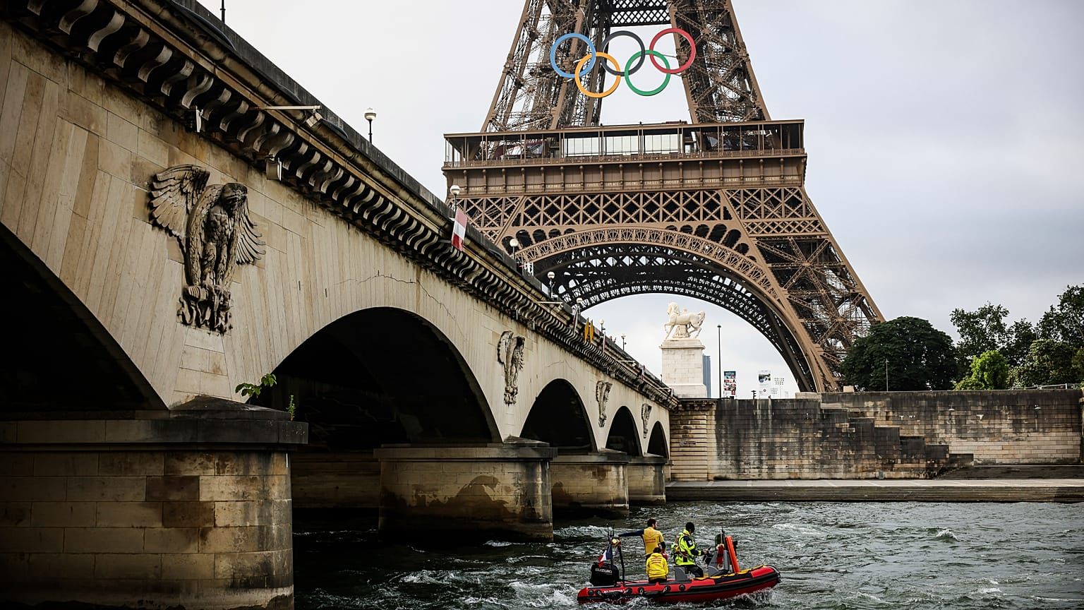 Vor den Olympischen Spielen ist die Zahl der Touristen in Paris zurückgegangen