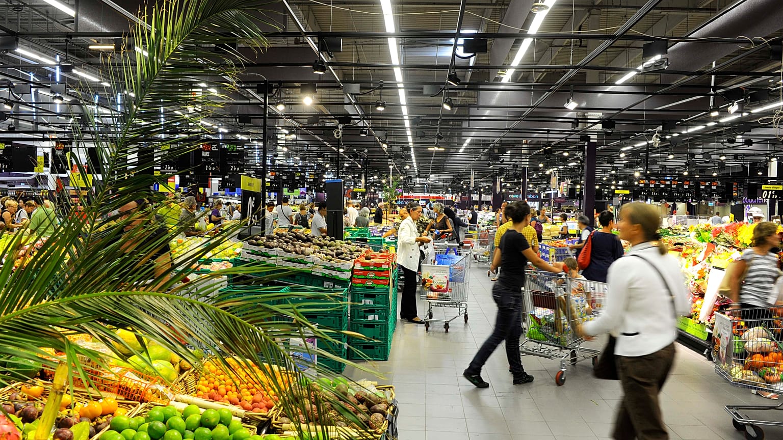 Carrefour in Ecully, near Lyon.