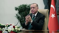 Ο Ερντογάν παρευρίσκεται στην εικονική τελετή έναρξης του τρίτου πυρηνικού αντιδραστήρα του σταθμού Agh Quyo το 2021