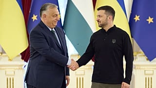 دیدار ویکتور اوربان نخستوزیر مجارستان با ولودیمیر زلنسکی، رئیسجمهوری اوکراین در کییف، ۲ ژوئن ۲۰۲۴