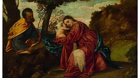 Titian's The Rest on the Flight into Egypt