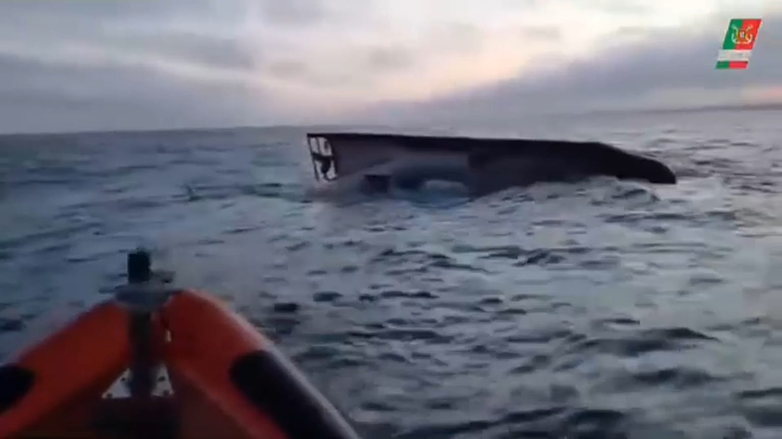 El barco naufragado.