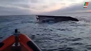 El barco naufragado.