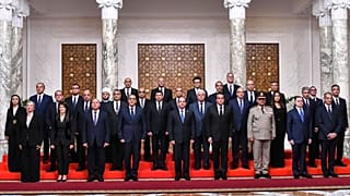 الحكومة المصرية الجديدة بعد أداء اليمين أمام الرئيس عبد الفتاح السيسي