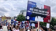 Manifestation contre l'antisémitisme, Paris, le 20 juin 2024
