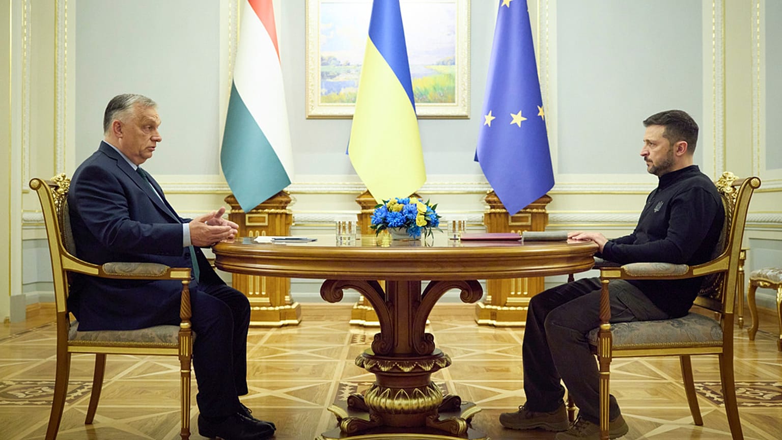 Orbán Viktor és Volodimir Zelenszkij tavaly nyáron