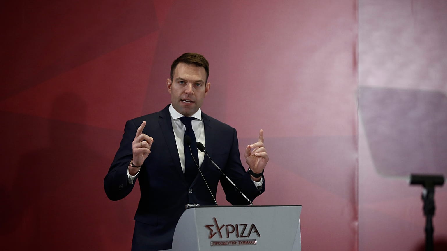 Ο Στέφανος Κασσελάκης στην Κεντρική Επιτροπή του ΣΥΡΙΖΑ-ΠΣ