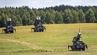 Almanya'nın Vilnius'taki NATO Güvenlik Zirvesi sırasında konuşlandırdığı Patriot sistemleri, 11 Temmuz 2023