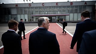 Viktor Orban, Vladimir Putin ile görüşmek için Rusya'nın başkenti Moskova'da, 5 Temmuz 2024