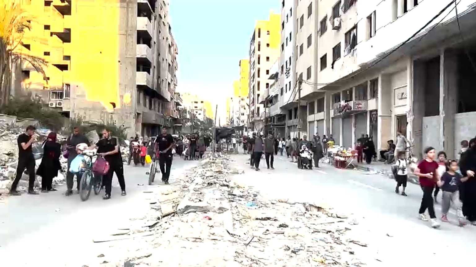 Residents left Gaza City over the weekend following the order.
