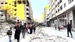 Жители покидают городу Газу