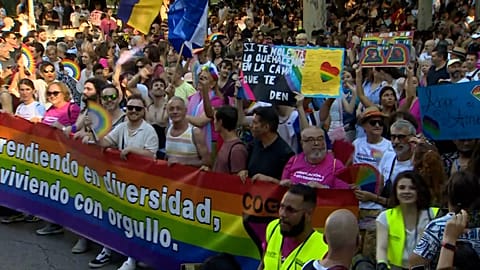 Un million de participants dans les rues de Madrid.