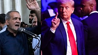 Maszúd Peszeskján és Trump 