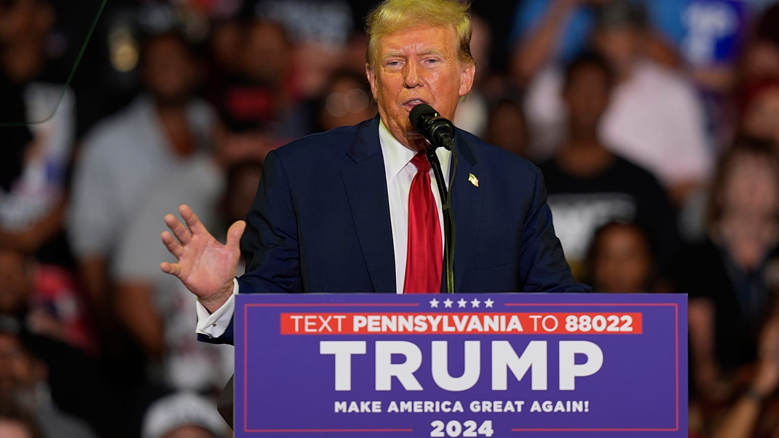 Trump seçim kampanyasında