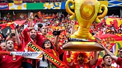 Aficionados españoles en la Eurocopa 2024.