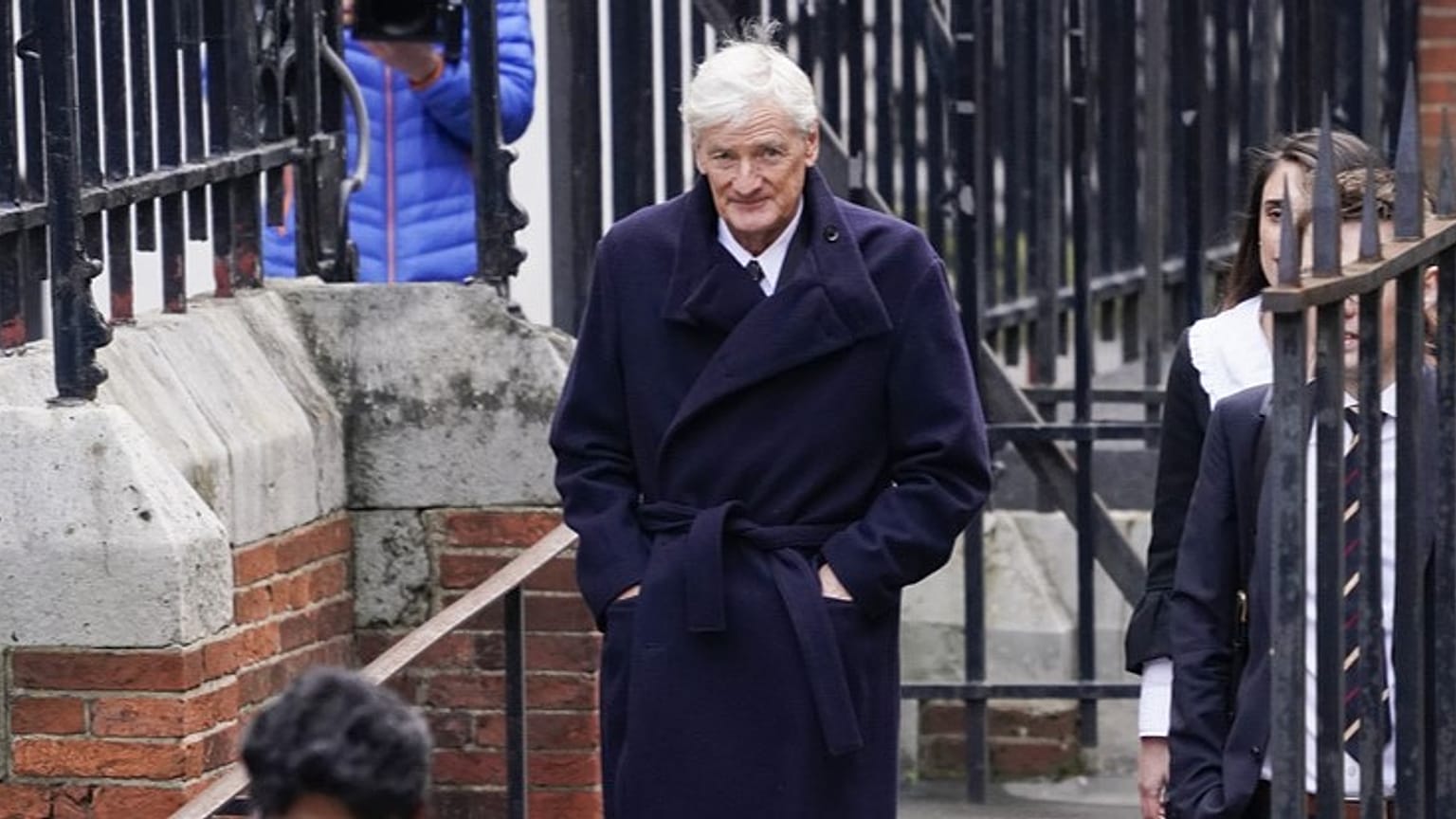 James Dyson arrives at the Royal Courts of Justice, in London, on Nov. 21, 2023. Billionaire vacuum cleaner tycoon James Dyson lost a libel lawsuit against the Daily Mirror.