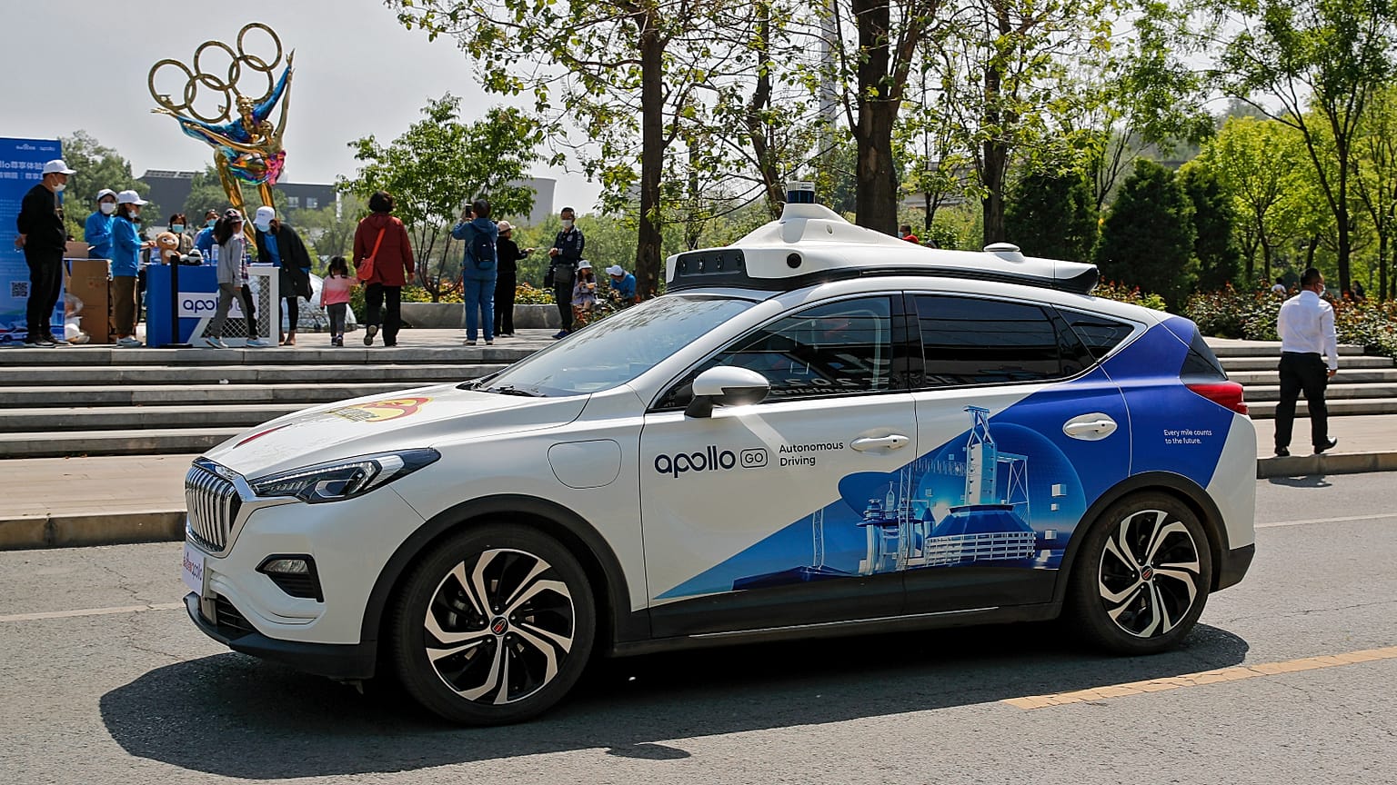 Un Robotaxi Baidu Apollo