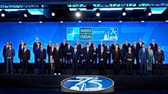 NATO liderleri aile fotoğrafı çektiriyor, Washington, DC, 10 Temmuz 2024.