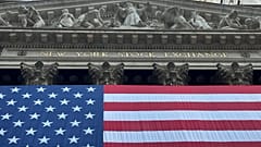 The New York Stock Exchange seen on 3 July - a day before Independence Day