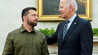 جو بايدن وفولوديمير زيلينسكي