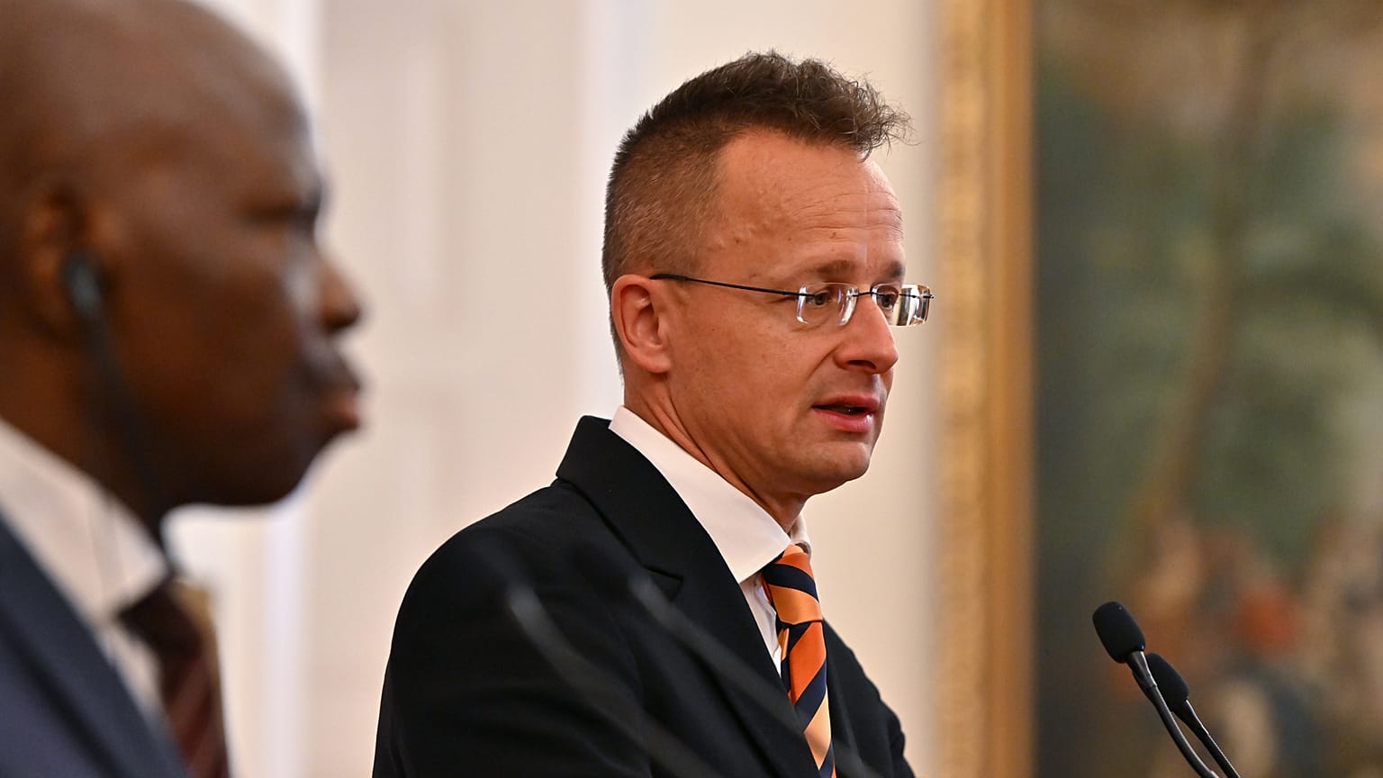 Szijjártó Péter a Munkaügyi Világszervezet vezetőjével