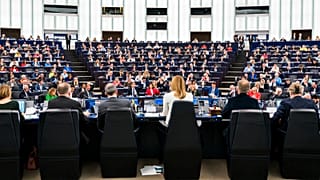Die Europaabgeordneten versammeln sich in Straßburg zur ersten Plenarsitzung nach den Wahlen im Juni.