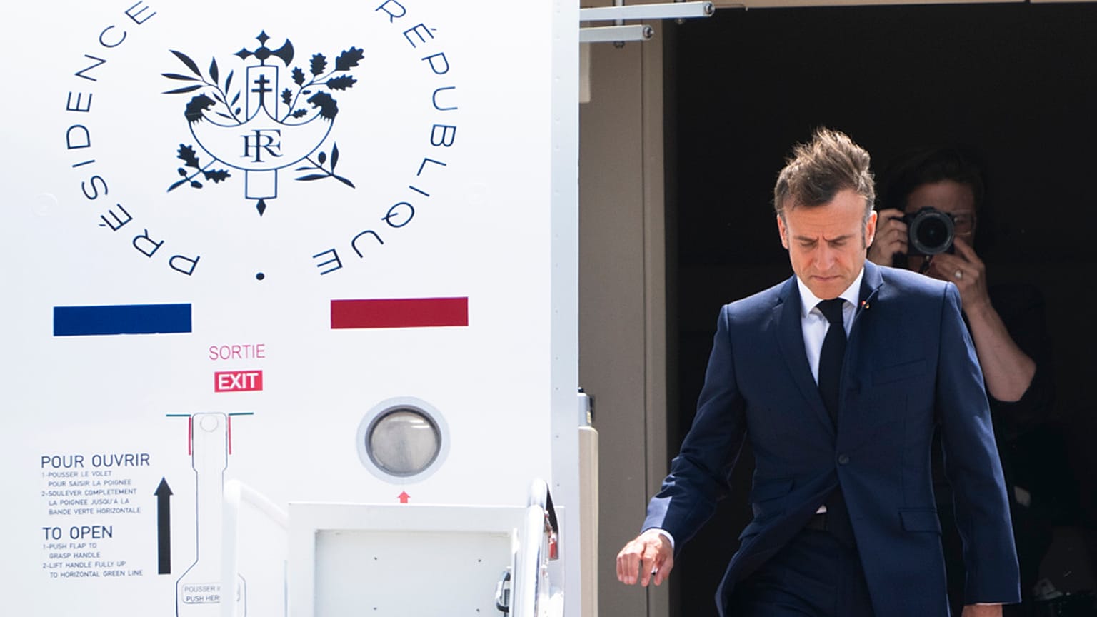 Imagen del presidente de Francia, Emmanuel Macron.